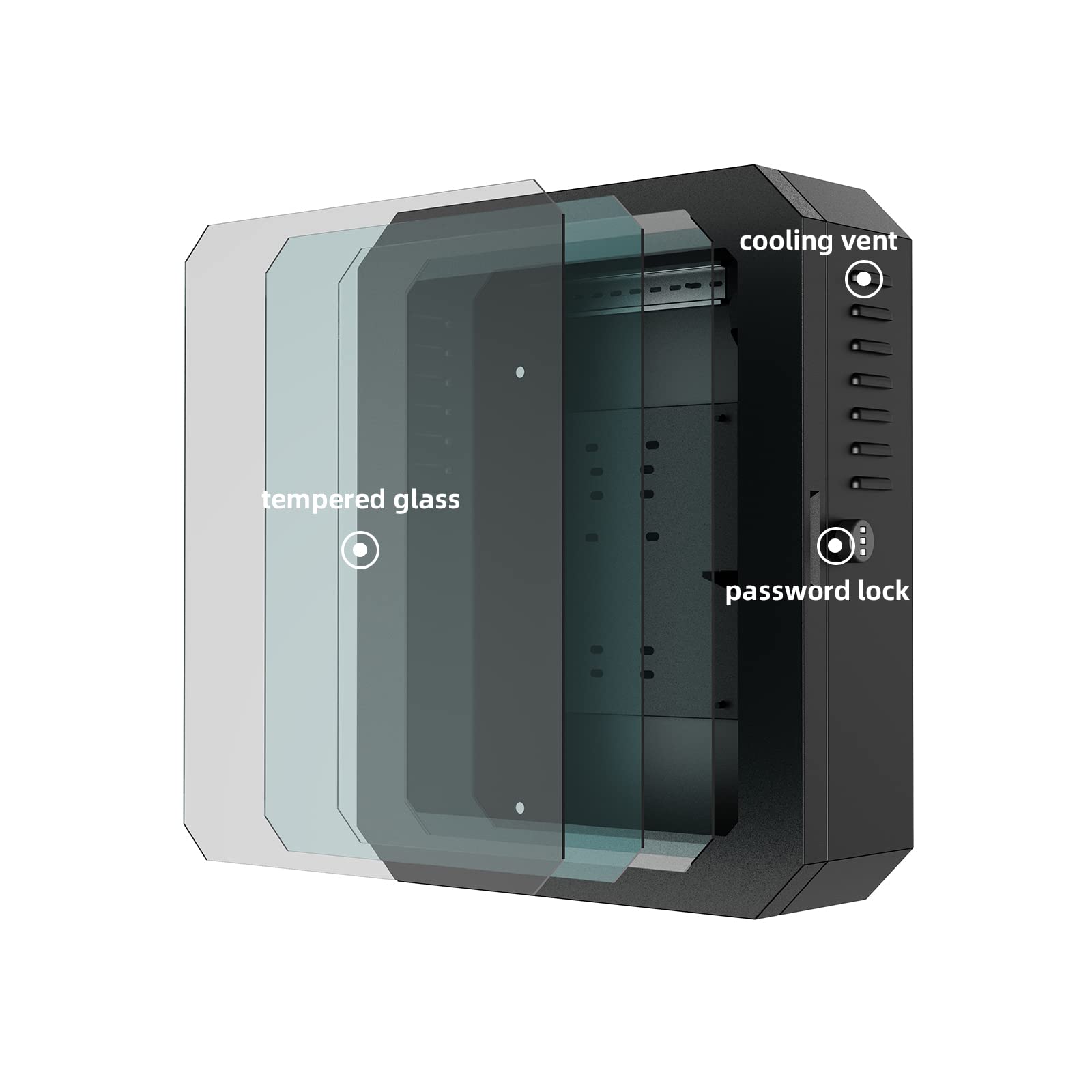 Tesla Gen 3 Wall Charger Cover - Waterproof & Dustproof Outdoor Charging Station Organizer with Lock Box - Perfect for Home Garage, Driveway and Outdoor Tesla Charging Protection