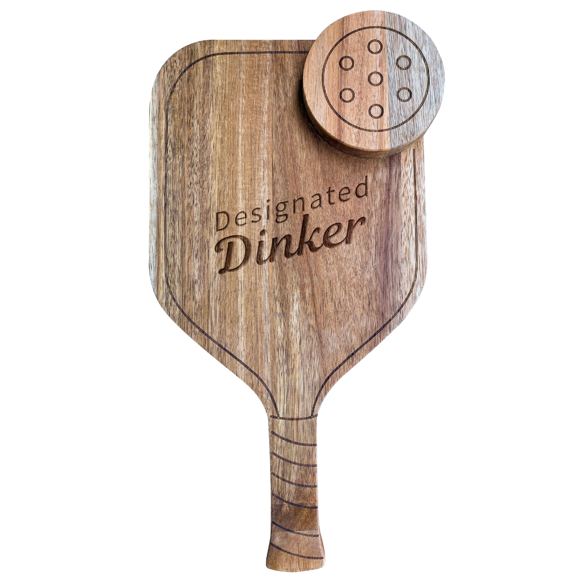 Premium Acacia Wood Pickleball Training Board - 16