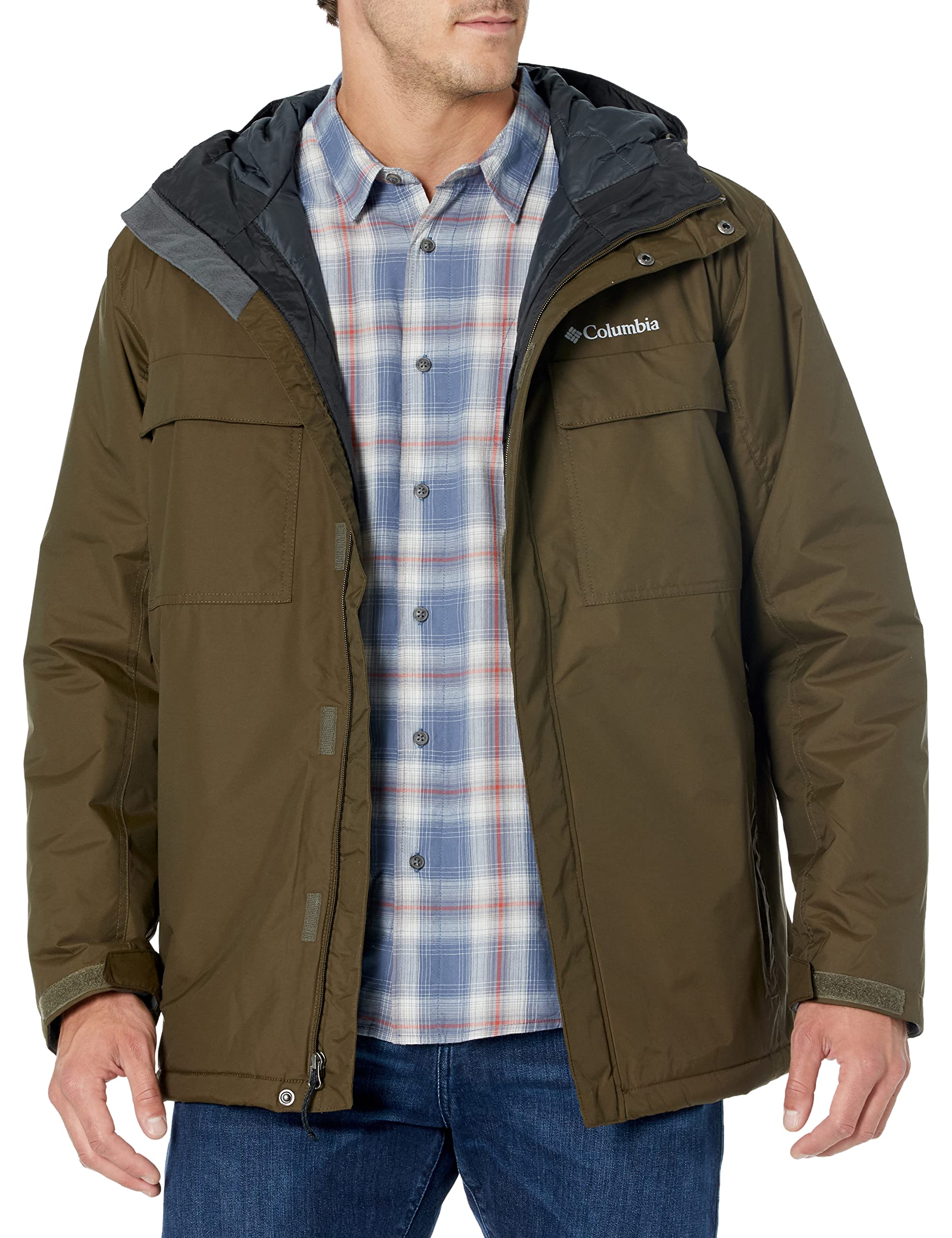 Columbia Men's Ten Falls Jacket - Waterproof Hiking & Outdoor Jacket for Men - Lightweight Raincoat for Camping, Trekking & Adventure Travel