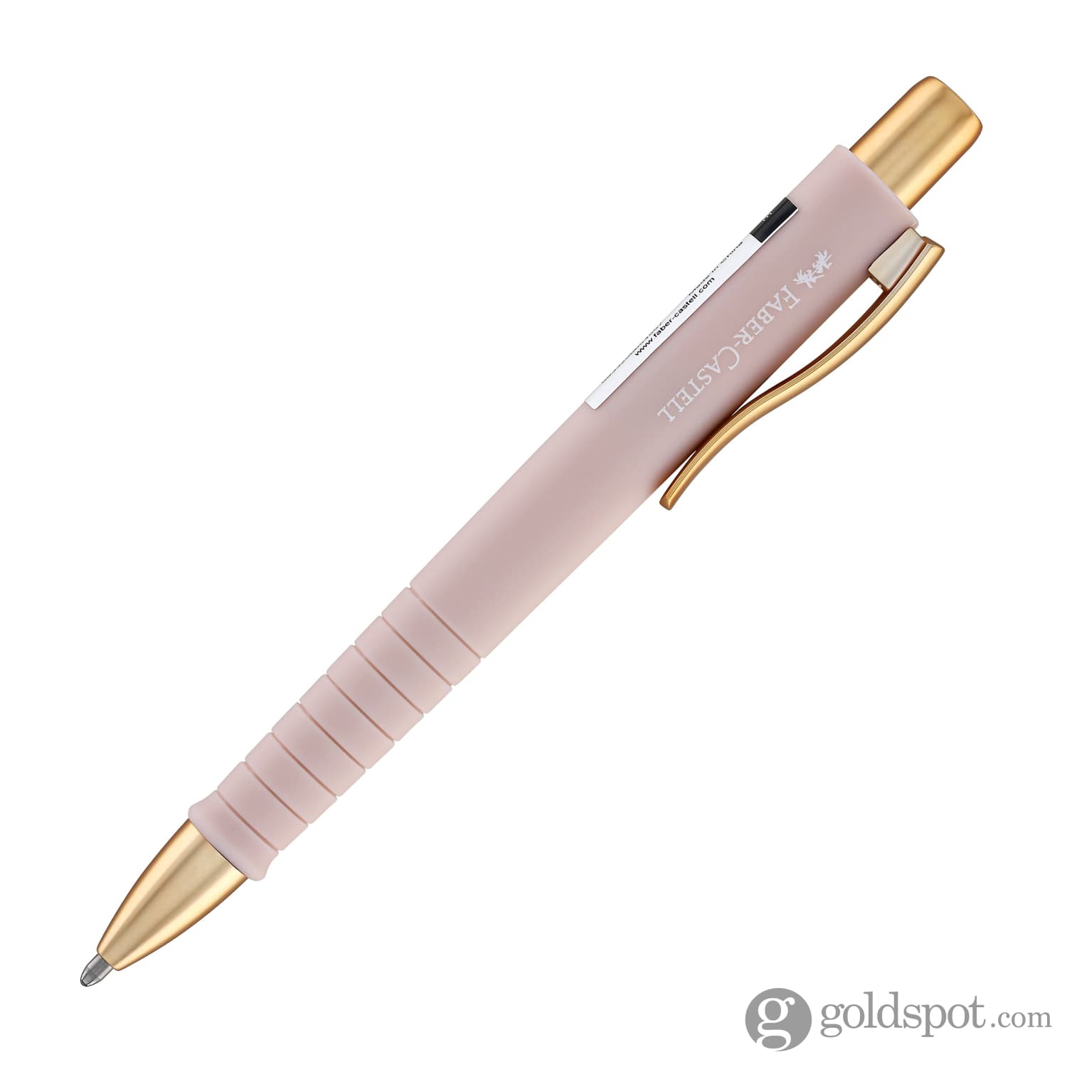 Faber-Castell Poly Ball Ballpoint Pen - Pale Rose | Smooth Writing, Comfort Grip | Perfect for Office, School & Note-Taking
