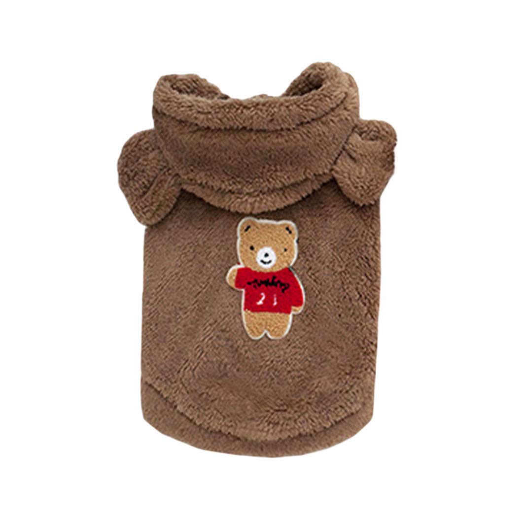 Soft & Comfortable Pet Hoodies for Small Dogs & Cats - Cozy Dog Clothes & Cat Costume for Winter Warmth - Perfect for Indoor/Outdoor Use & Photo Shoots