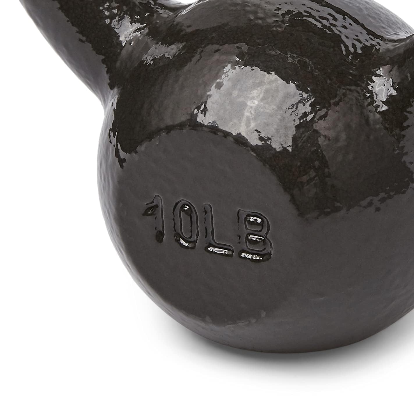 Amazon Basics Cast Iron Kettlebell - 5-50 lbs Weight Options for Home Gym, Strength Training & CrossFit Workouts | Durable Fitness Equipment for Men & Women