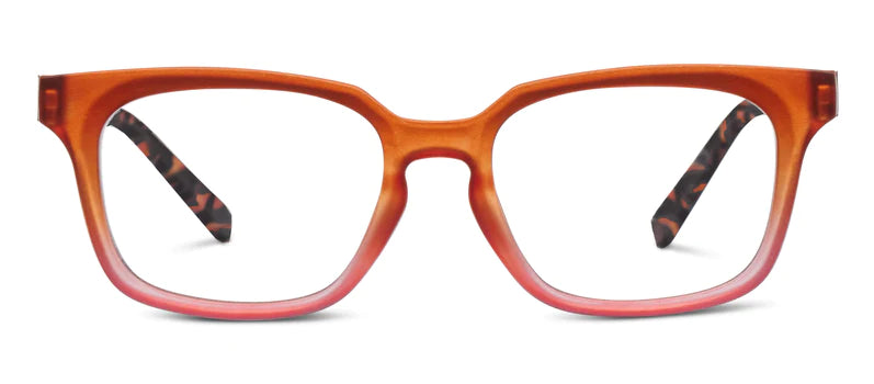 Peepers Desert Sunrise Reading Glasses - Spice/Leopard Tortoise Print for Women & Men | Lightweight & Stylish Readers for Reading, Crafts & Outdoor Activities
