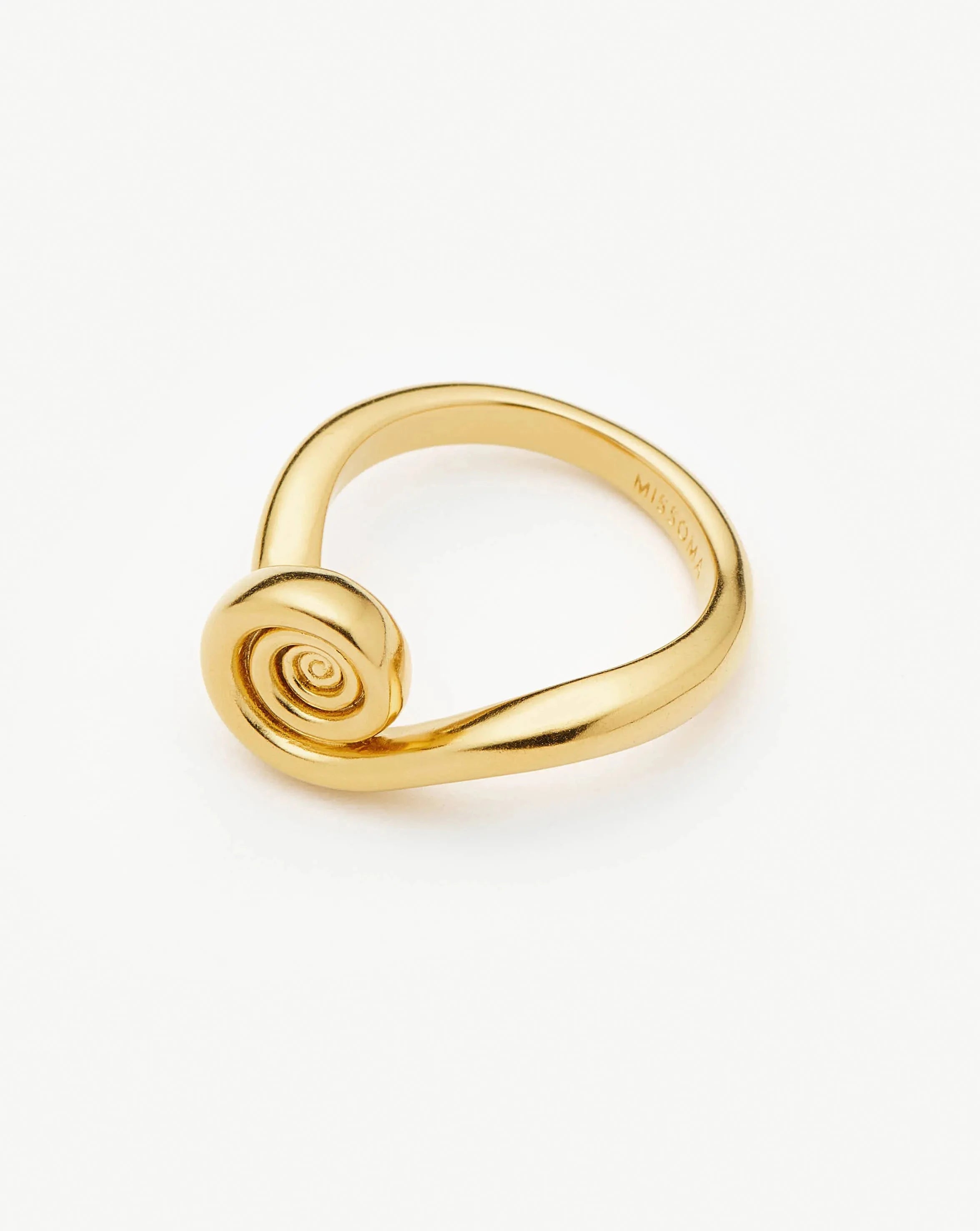 18K Gold Plated Spiral Stacking Rings for Women - Elegant Layered Jewelry for Daily Wear, Parties & Gifts