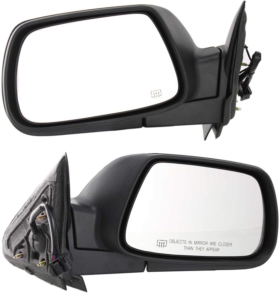 2005-2010 Jeep Grand Cherokee Power Heated Side Mirrors - Driver & Passenger Replacement - Defogging for Winter Driving & Enhanced Visibility in Rain