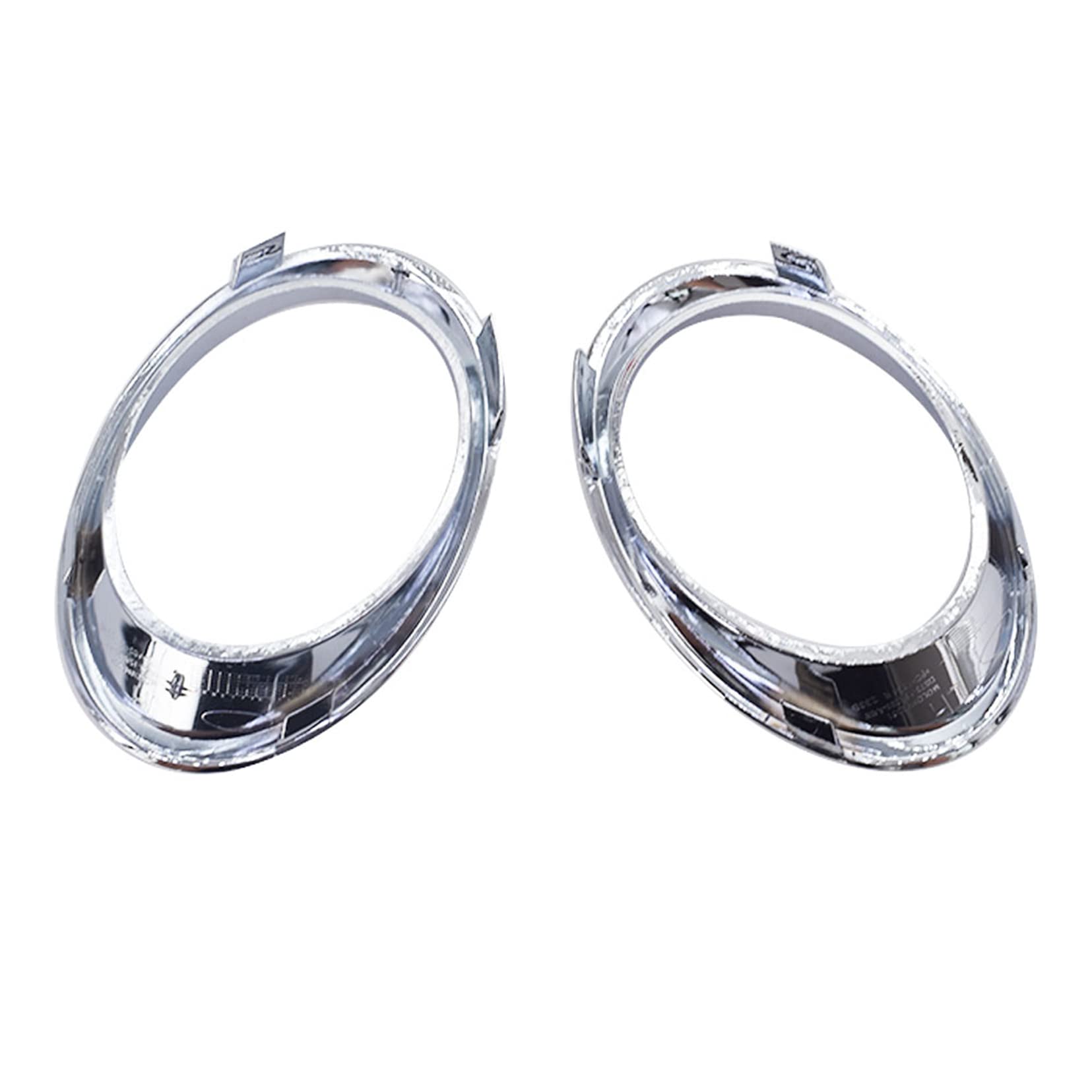 2-Pack Chrome Fog Light Bezel Trim Ring Replacement for 2013-2016 Ford Fusion DS7Z-17E811-AA DS7Z-17E810-AA - Upgrade Your Car's Front Lighting for Better Visibility in Foggy Conditions