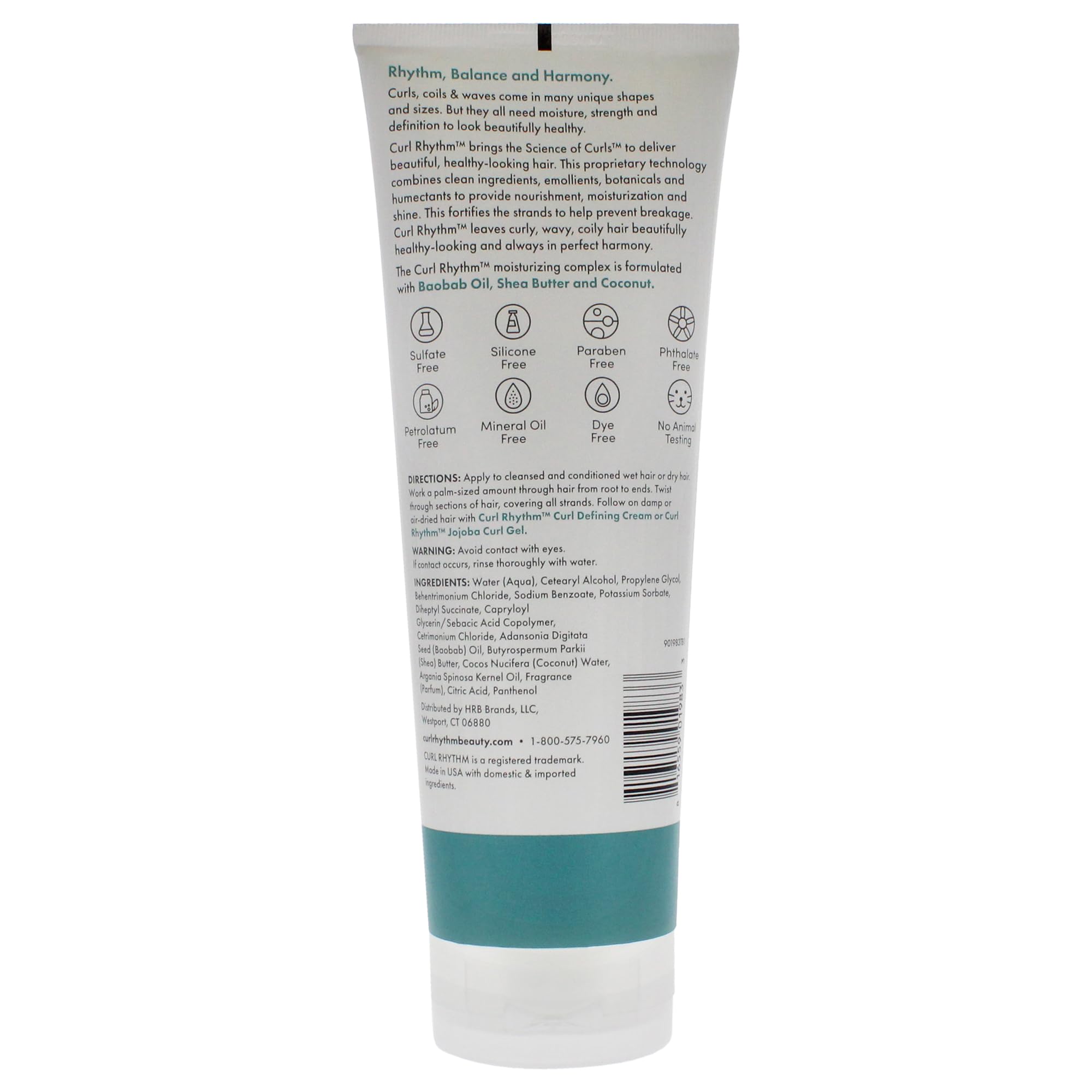 **Leave-in Conditioner for Curly Hair - Hydrating Hair Treatment with Shea Butter, Coconut & Argan Oil - 10 oz - Perfect for Daily Moisture & Frizz Control**