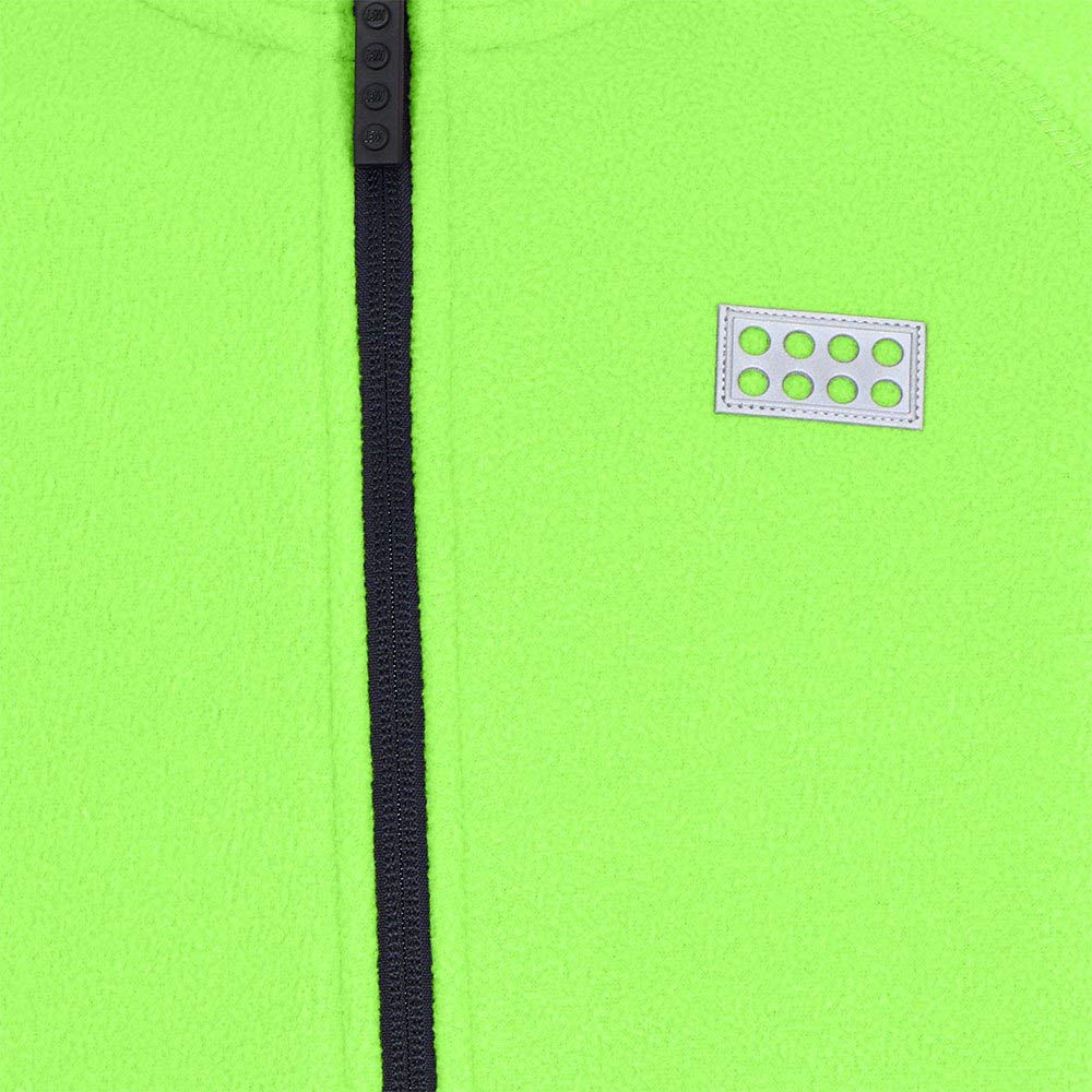 LEGO Wear Kids & Baby Full-Zip Fleece Cardigan Jacket - Light Green, Size 7 Years | Warm & Cozy Outerwear for Playtime, School & Outdoor Adventures