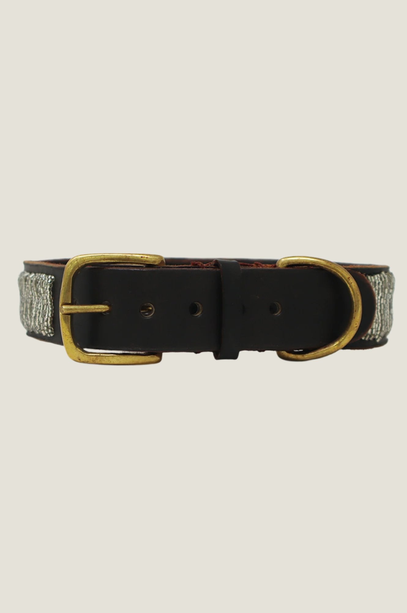 Sparkling Silver Beaded Dog Collar - Adjustable & Stylish Pet Collar for Small to Medium Dogs | Perfect for Daily Walks, Training & Fashion Accessories