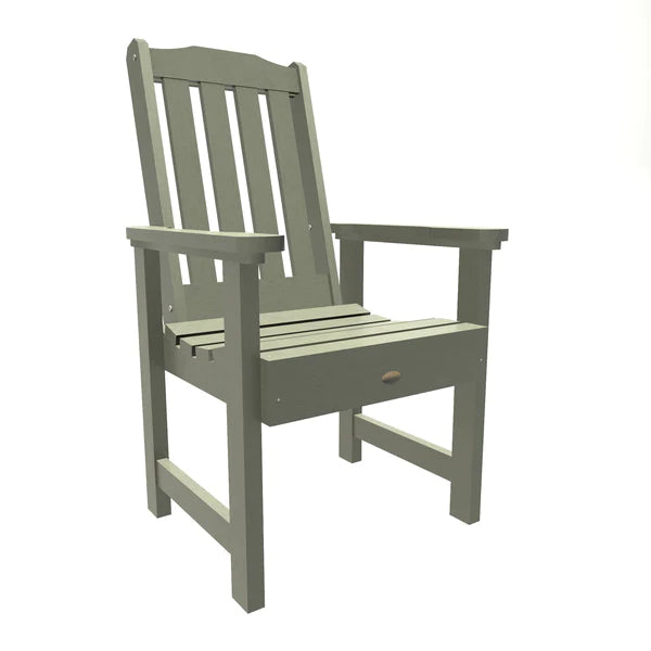 Eco-Friendly Recycled Plastic Outdoor Dining Armchair - Durable & Weather-Resistant Patio Chair for Garden, Deck, and Poolside Use