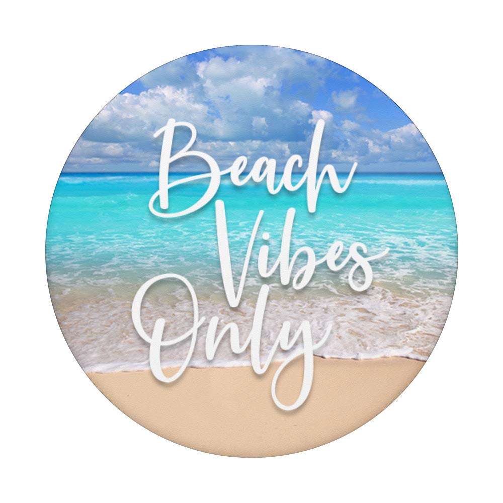 Beach Vibes Only - Funny Summer Vacation Saying T-Shirt for Women | Casual Wear, Beach Outfits, Vacation Gifts