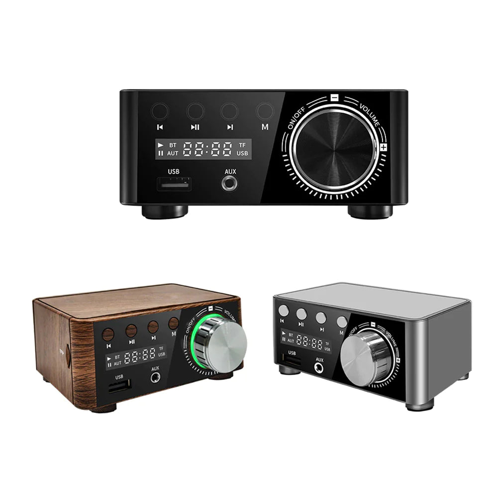 High Power Digital Audio Amplifier - Portable Bluetooth Stereo Receiver for Home Theater, Car, and Outdoor Parties | Perfect for DJs, Musicians, and Audiophiles