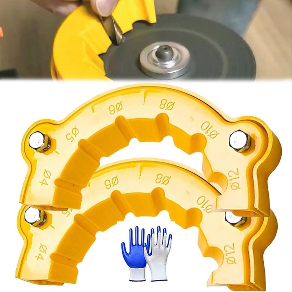 2025 New Drill Bit Sharpener & Grinding Attachment - Multipurpose Drill Bit Grinder for All Bits, Giant Blade Angle Grinder - Perfect for Home Workshop, DIY Projects & Professional Metalworking