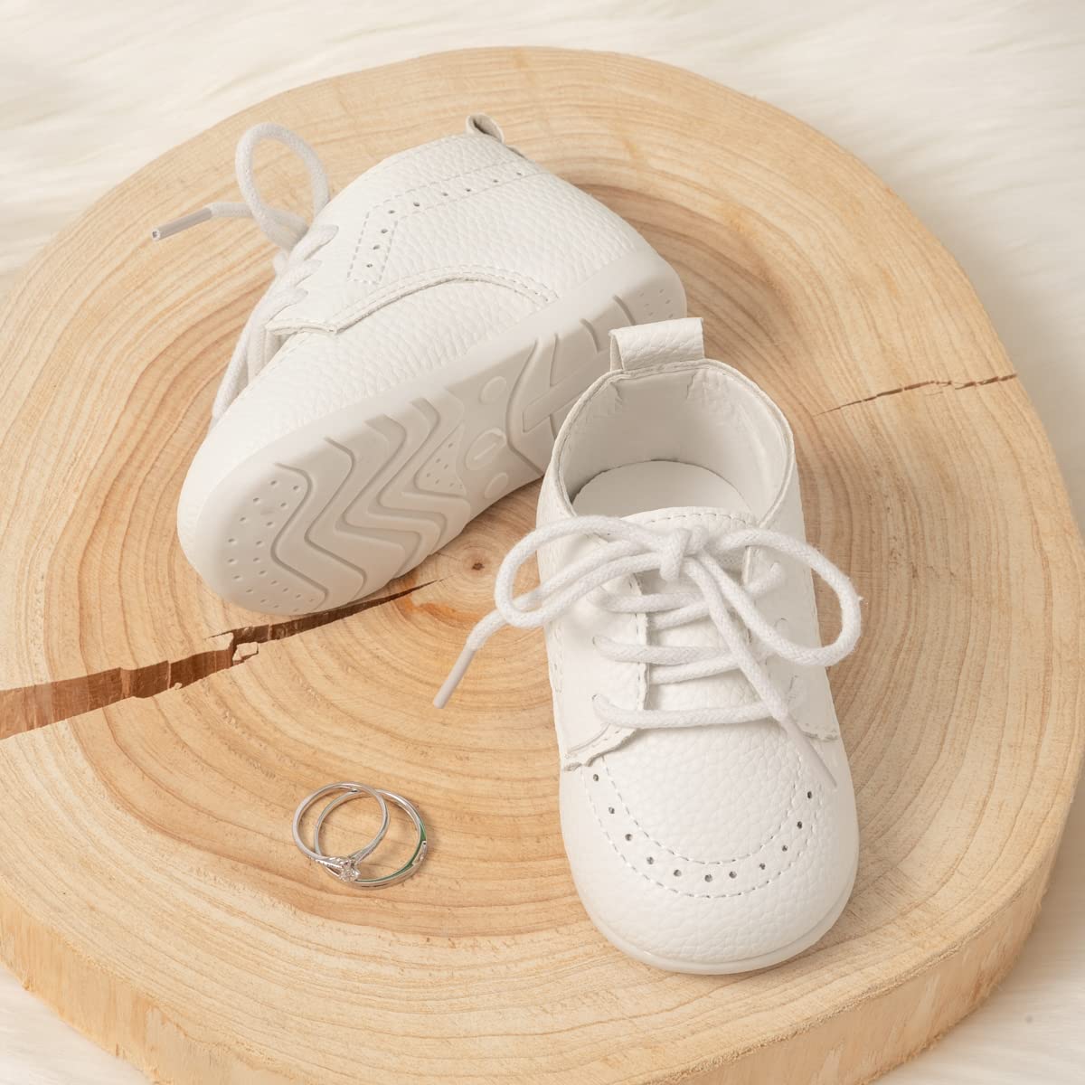 Baby Oxford Shoes - PU Leather Loafers with Soft Sole for Toddlers | Wedding & Dress Occasions