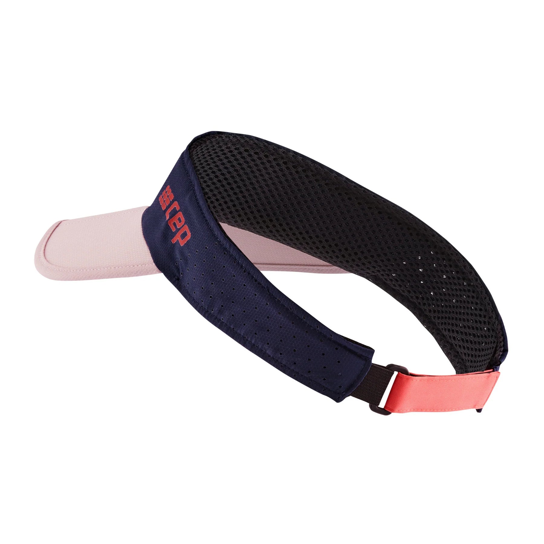 CEP Unisex Running Visor - Dark Blue & Cream - Lightweight & Breathable for Outdoor Sports, Jogging, and Hiking