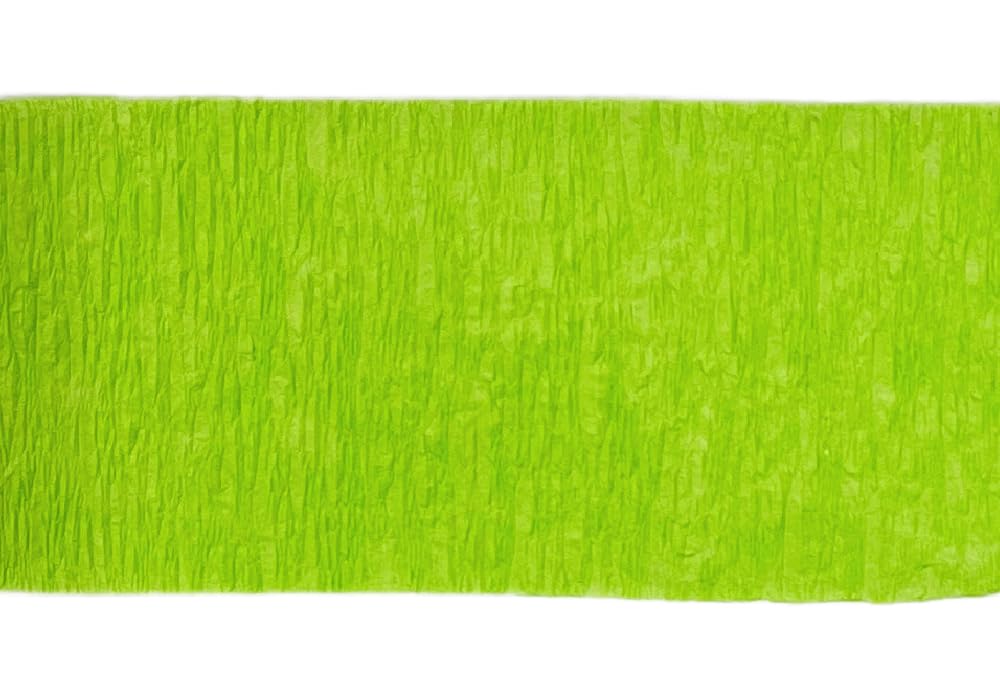 Premium Lime Green & Silver Metallic Crepe Paper Streamers - USA Made Party Decorations for Birthday, Wedding & Holiday Celebrations