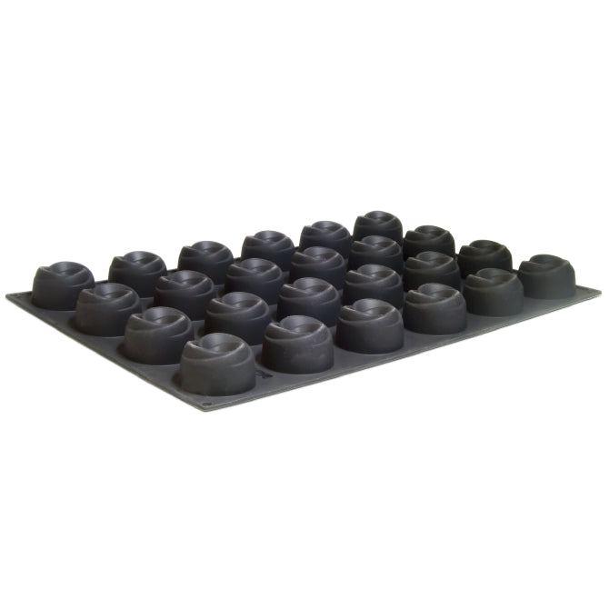 Pavoflex Silicone Rosette Molds - 24 Pack for Baking, Cake Decorating, and DIY Crafts - Perfect for Cupcakes, Cookies, and Chocolate Making