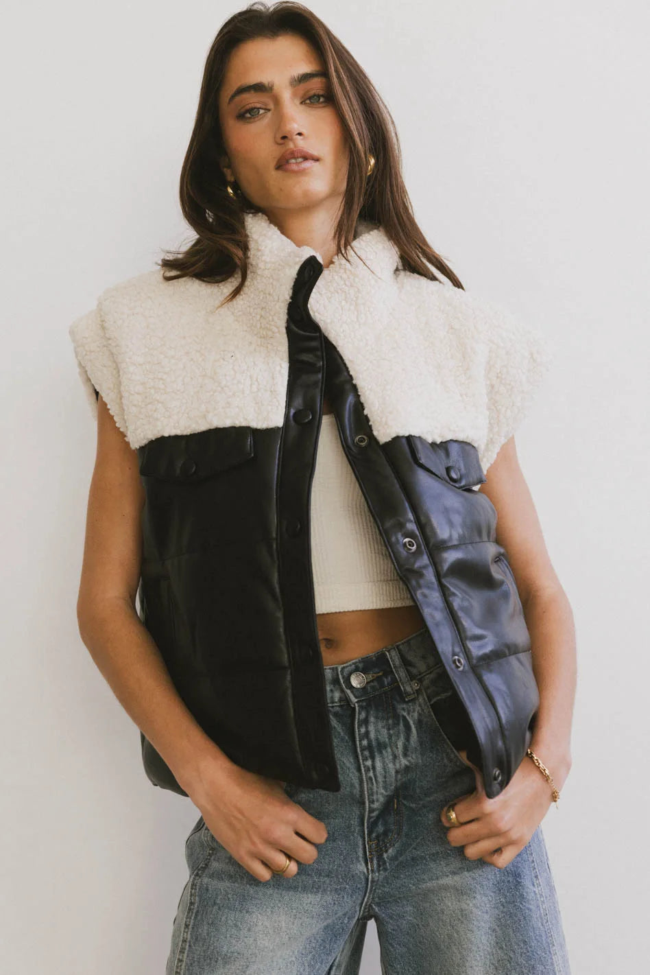 Lets Get Lost Vegan Vest in Black - Eco-Friendly Fashion for Outdoor Adventures & Casual Wear