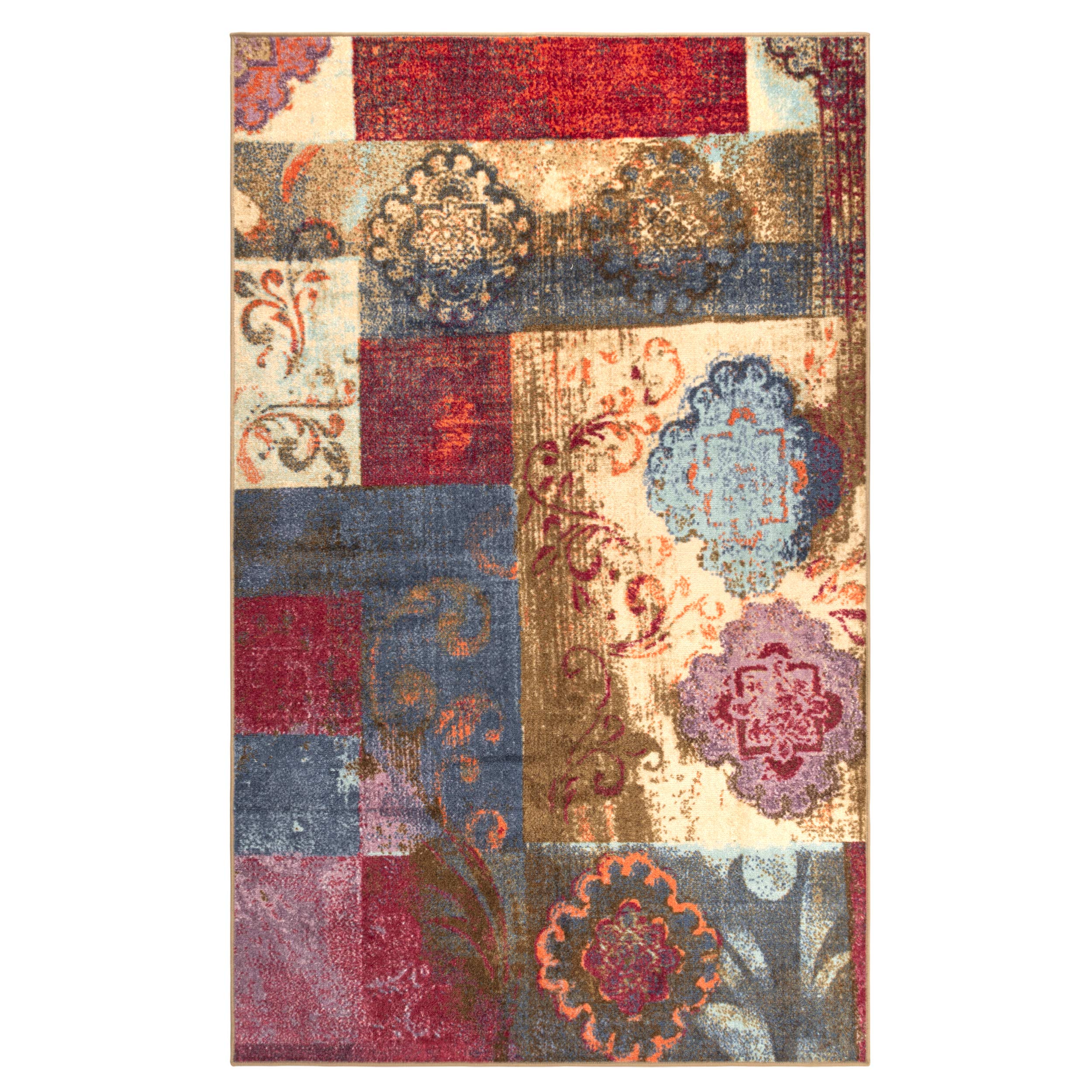 Non-Slip Washable Dalston Rug 8' x 10' - Digital Printed Modern Area Rug for Living Room, Bedroom, Dining Room - Soft & Durable Home Decor Floor Mat