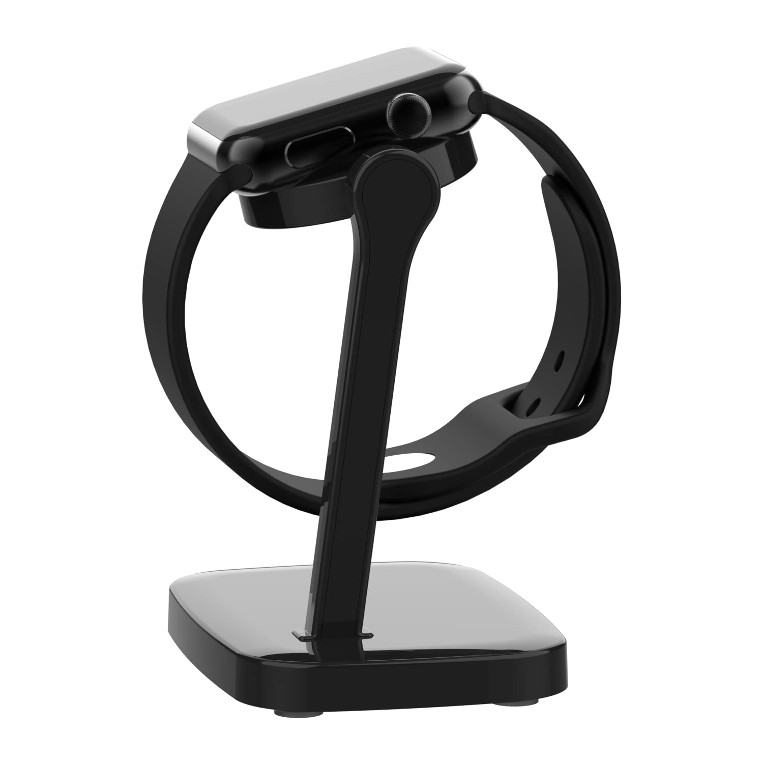 Balerion Magnetic Charging Dock for Apple Watch Series SE/7/6/5 - Fast Wireless Charger with Nightstand Mode - Perfect for Home, Office & Travel Accessories (Black)