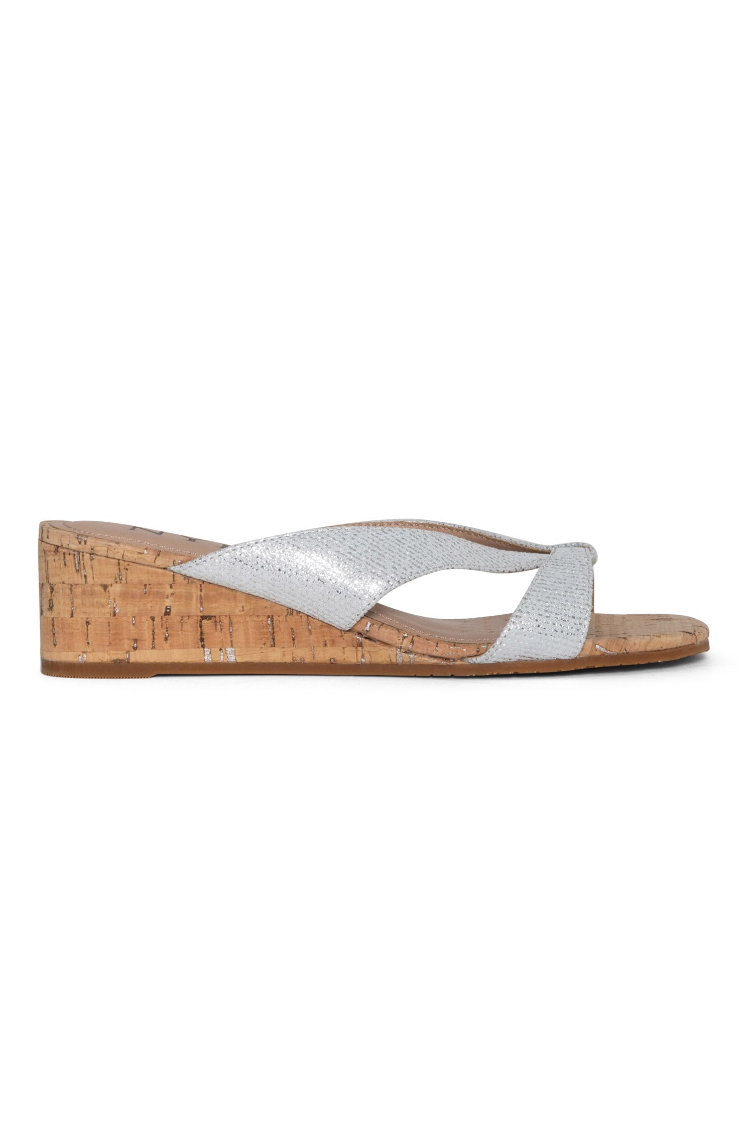 Contessa Women's Comfortable Wedge Sandals - Silver | Fashionable Summer Shoes for Beach, Party & Casual Wear