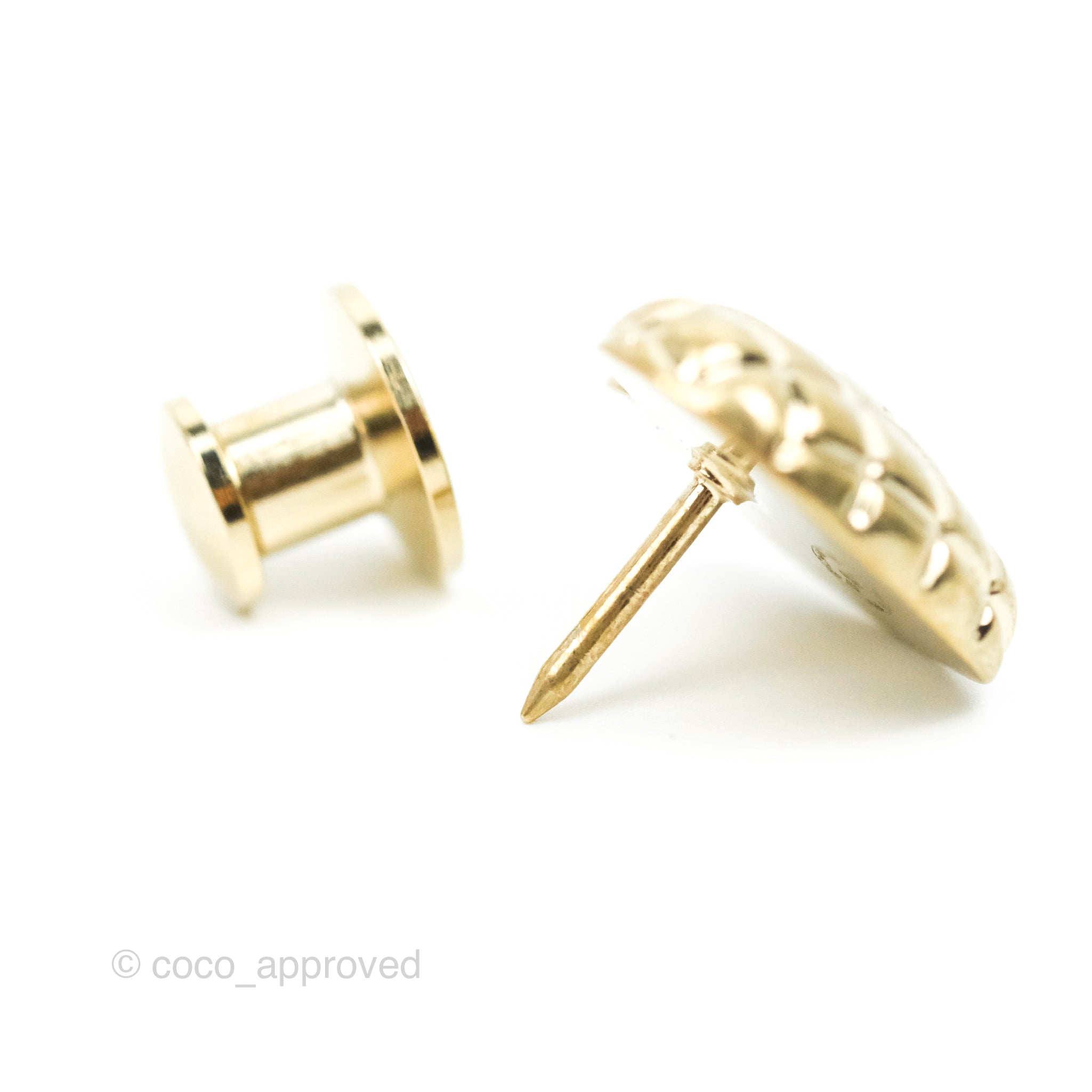 Chanel CC Brooch Set in 3 Gold Tone 21V - Elegant Fashion Accessories for Women, Perfect for Parties, Weddings & Special Occasions
