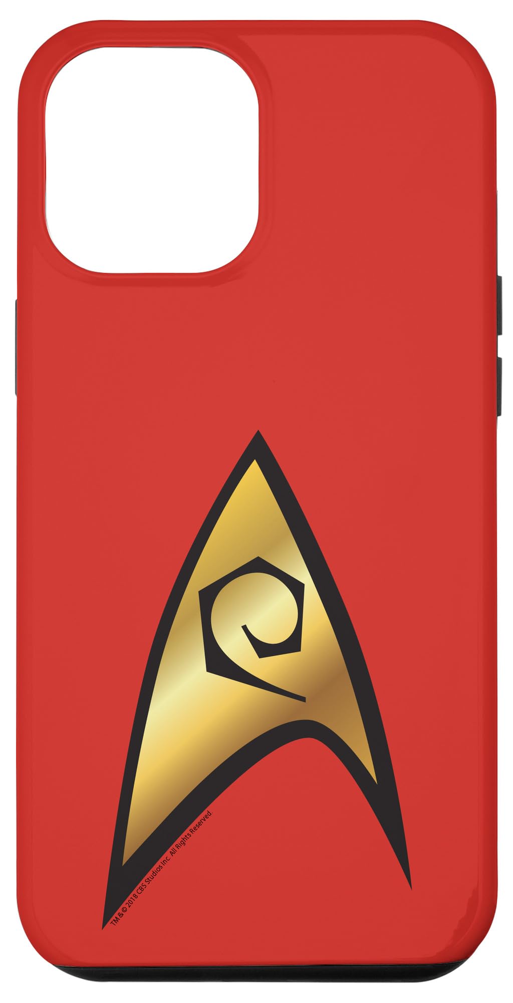 iPhone 12 Pro Max Case with Star Trek Engineer Badge - The Original Series Design | Perfect for Trekkies, Cosplay & Sci-Fi Fans