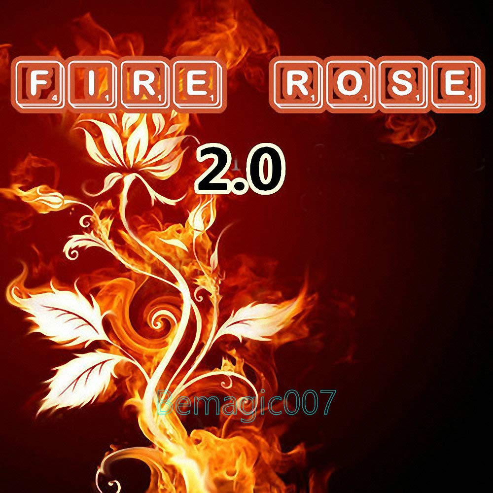 Fire Magic Tricks - The Fire Rose 2.0 | Premium Flame Illusion Prop for Magicians | Perfect for Stage Shows, Street Performances & Close-up Magic