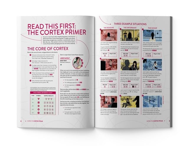 Cortex Prime RPG: Core Rulebook Hardcover - Tabletop Roleplaying Game for Fantasy, Sci-Fi & Adventure Campaigns