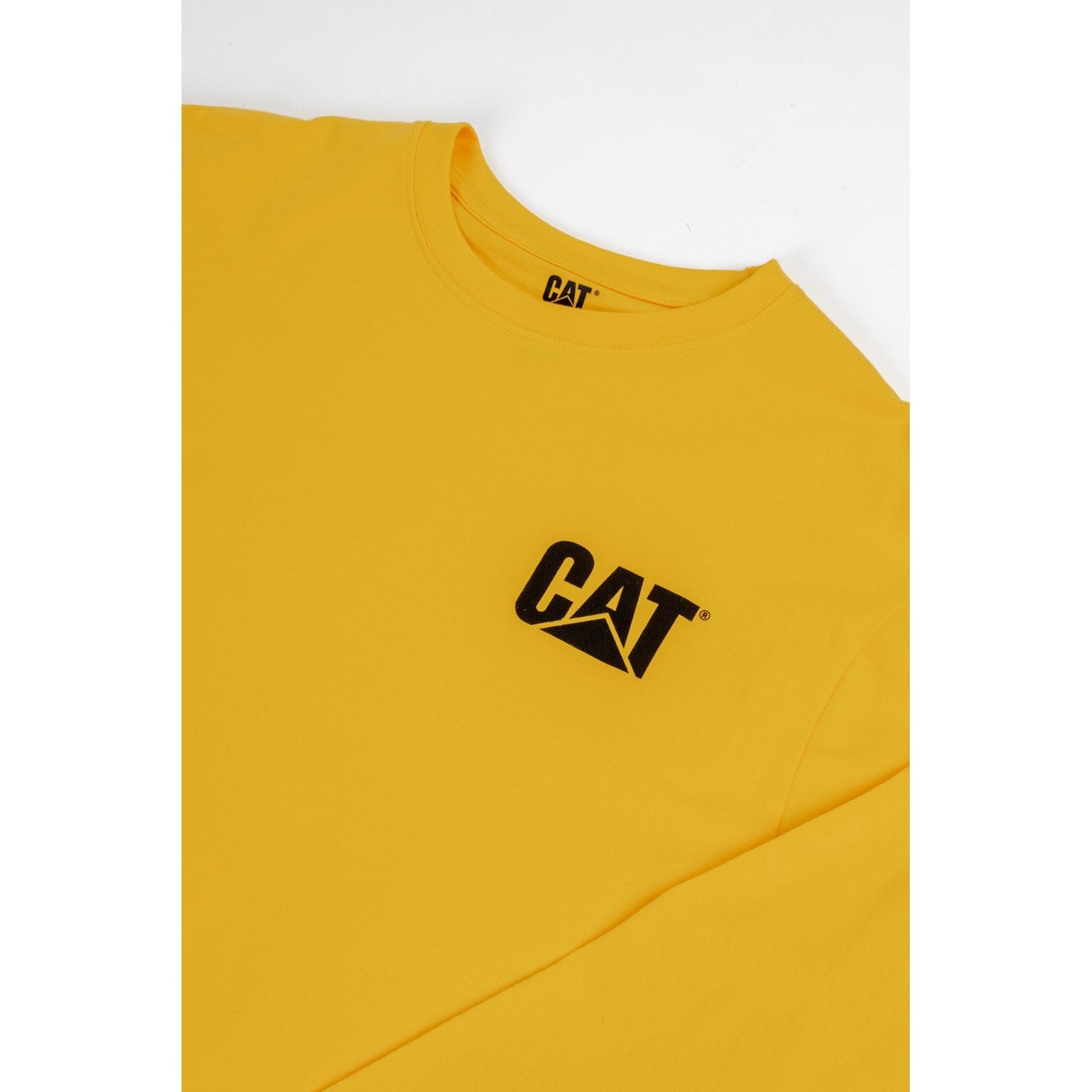 Caterpillar Branded Long Sleeve T-Shirt for Men - Heavy Duty Work Shirt for Construction, Outdoor & Casual Wear