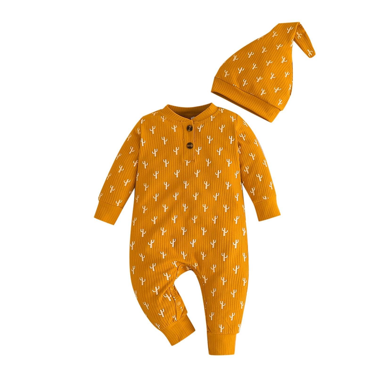 Newborn Baby Romper - Long Sleeve Floral Print Bodysuit Jumpsuit for Girls & Boys | Perfect Baby Shower Gift & Everyday Outfit