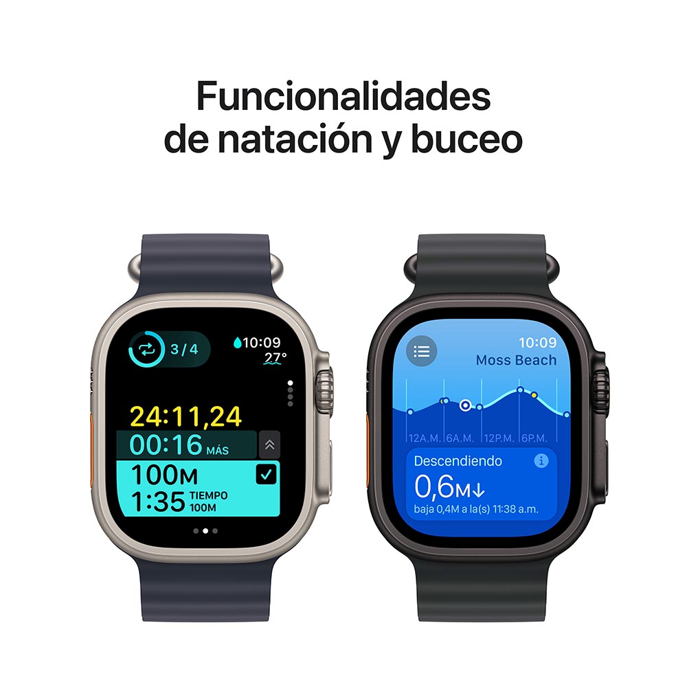 Apple Watch Ultra 2 GPS + Cellular 49mm - Black Titanium Case with Black Milanese Loop Band (Medium Size) | Perfect for Fitness Tracking, Outdoor Adventures & Everyday Smartwatch Use