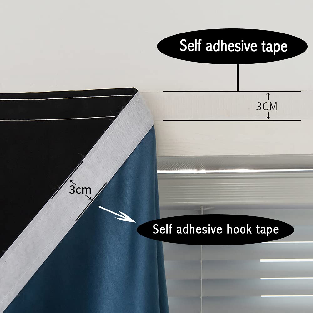 Blackout Thermal Insulated Curtains for Bedroom & Kitchen - 59