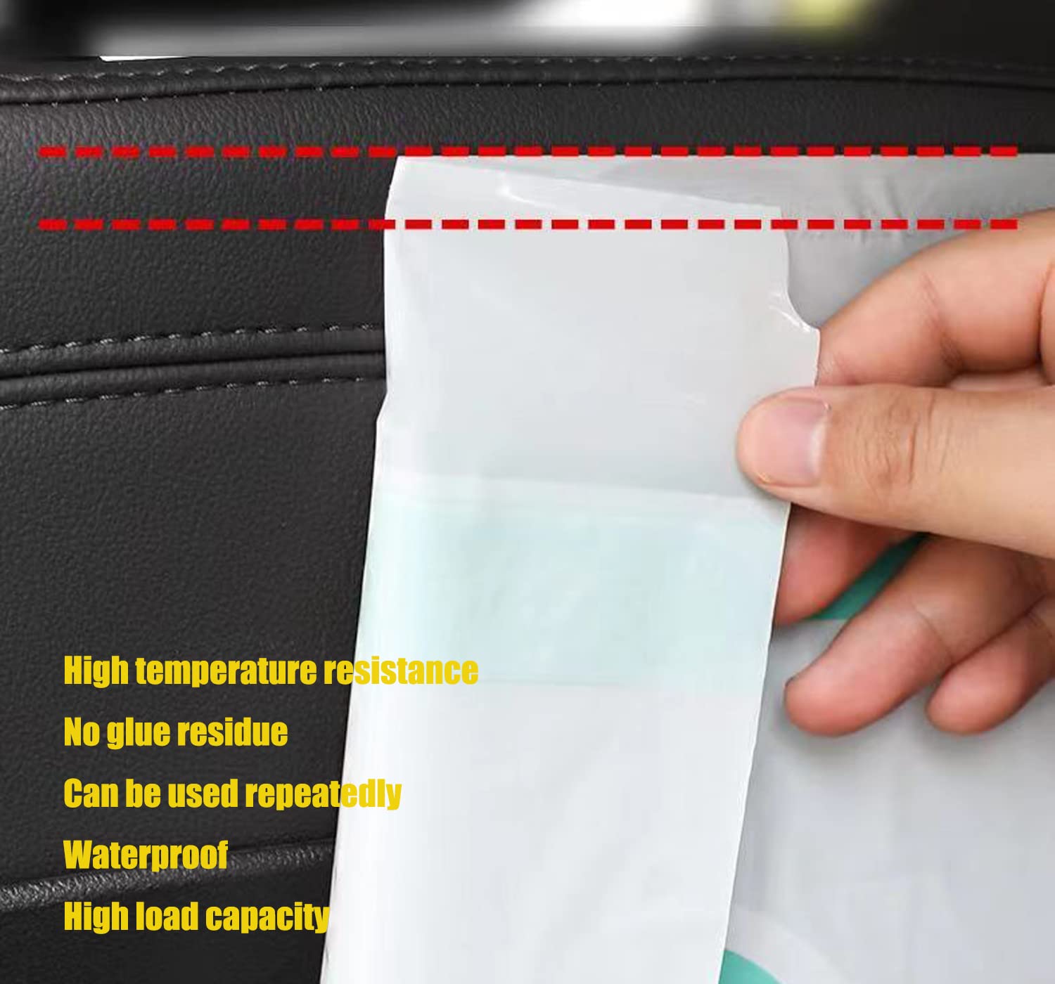 75pcs Disposable Car Trash Bags - Yellow Cartoon Design for Road Trips, Travel & Office Use - Leakproof & Scented Auto Garbage Bags for Cars, Trucks & Vehicles