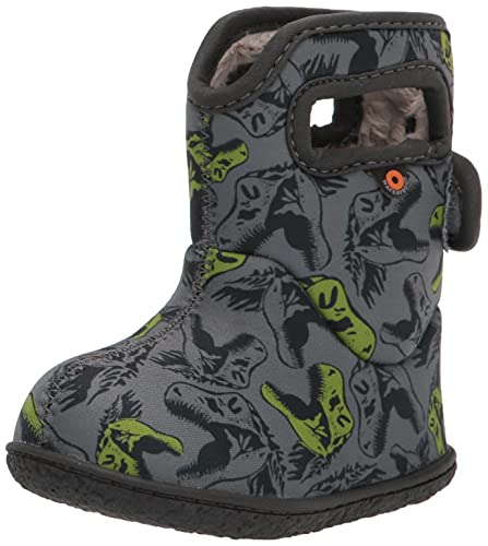 Cool Dinos Print - Gray