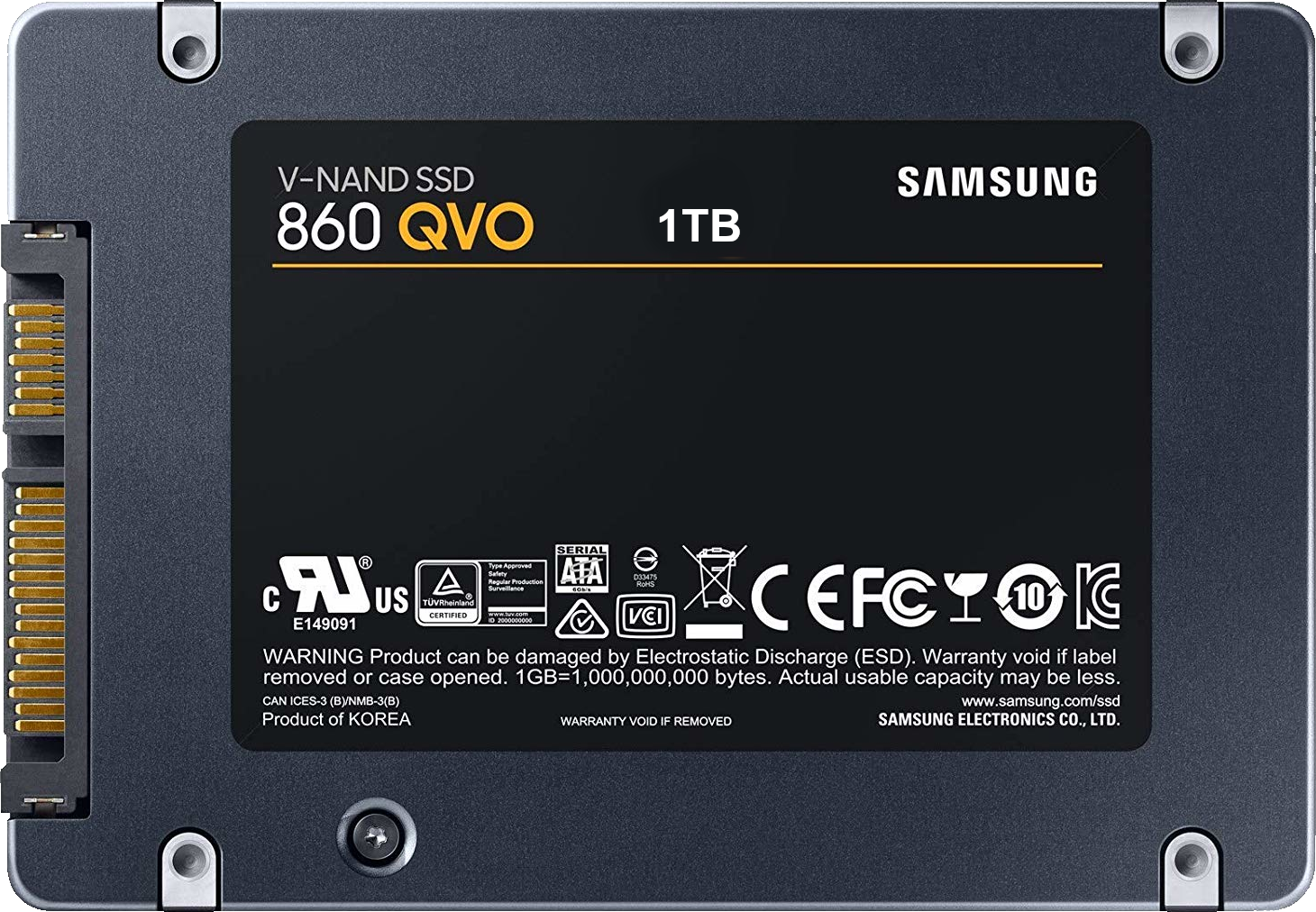 1TB Samsung 860 QVO 2.5