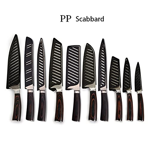 Premium Damascus Steel Knife Set - 2-Piece Professional Chef Knives with Laser Etched Pattern, 5Cr15MoV Stainless Steel Blade - Perfect for Home Cooking, Meat Cutting & Kitchen Gift