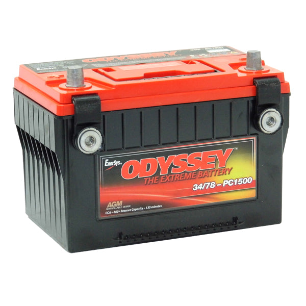 Odyssey PC1500DT Deep Cycle & Starting Battery - High-Performance Marine, RV, and Solar Power Battery for Reliable Energy Storage