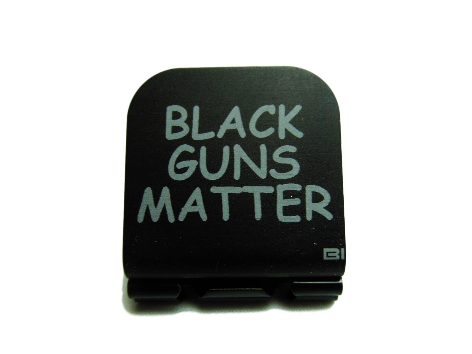 Black Guns Matter Laser Engraved Hat Clip - Tactical & Patriotic Accessory for Outdoor, Shooting Range & Everyday Carry (EDC)