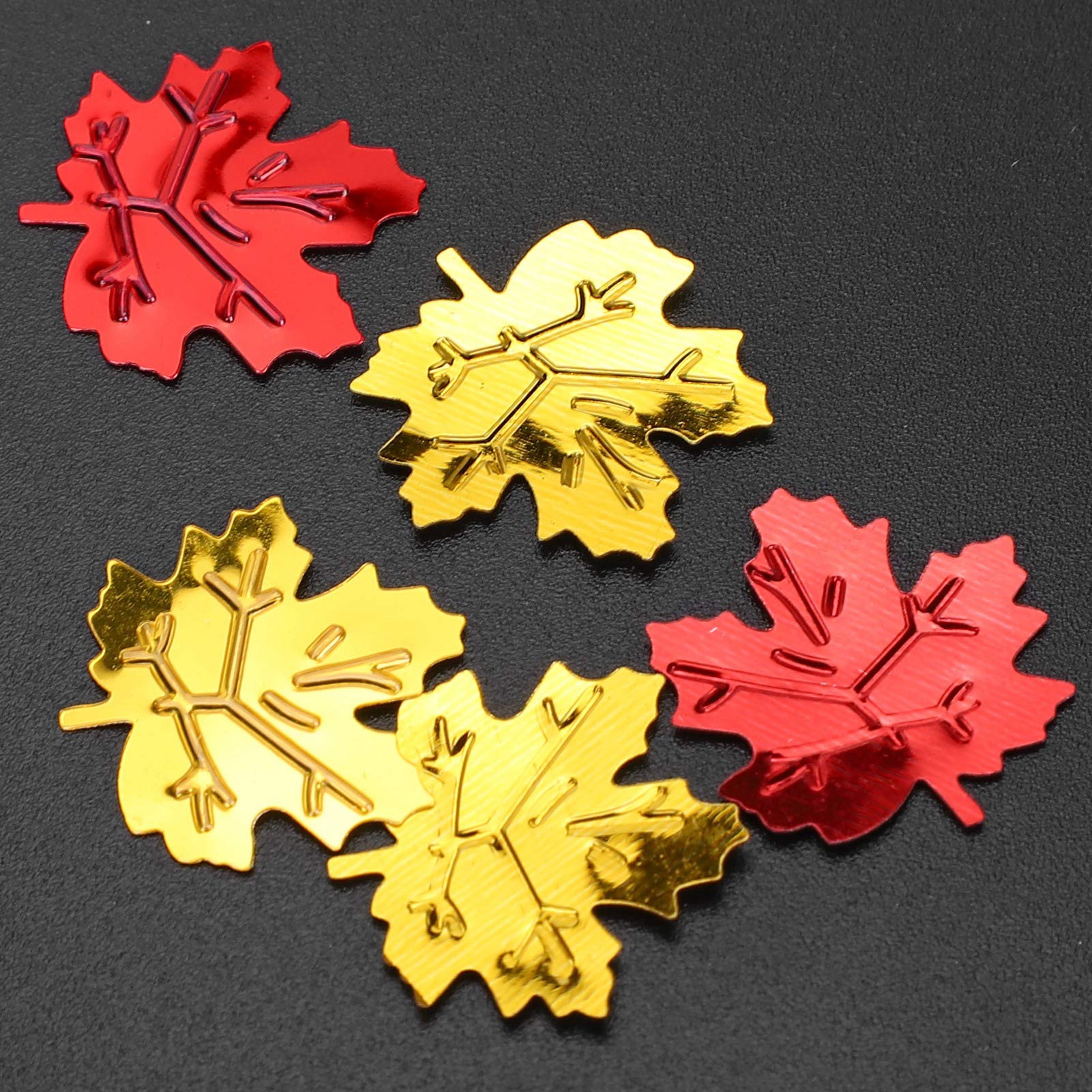 100g 0.8in Maple Leaf Confetti - Autumn Party Glitter Sequin Table Decorations for Thanksgiving, Wedding, Baby Shower - Perfect for Fall Celebrations, Table Scatters, and Seasonal Home Decor