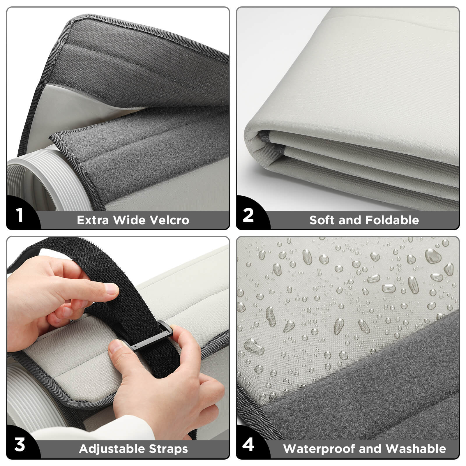 Insulated AC Hose Cover for Portable Air Conditioners - Fits 5