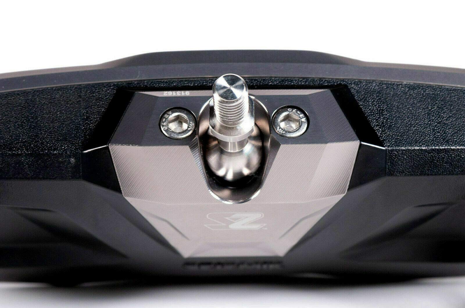Seizmik 18011 Halo R 1.75 Inch Aluminum Rear View Mirror for Off-Road Vehicles - Perfect for Jeep Wrangler, Truck & ATV Adventures
