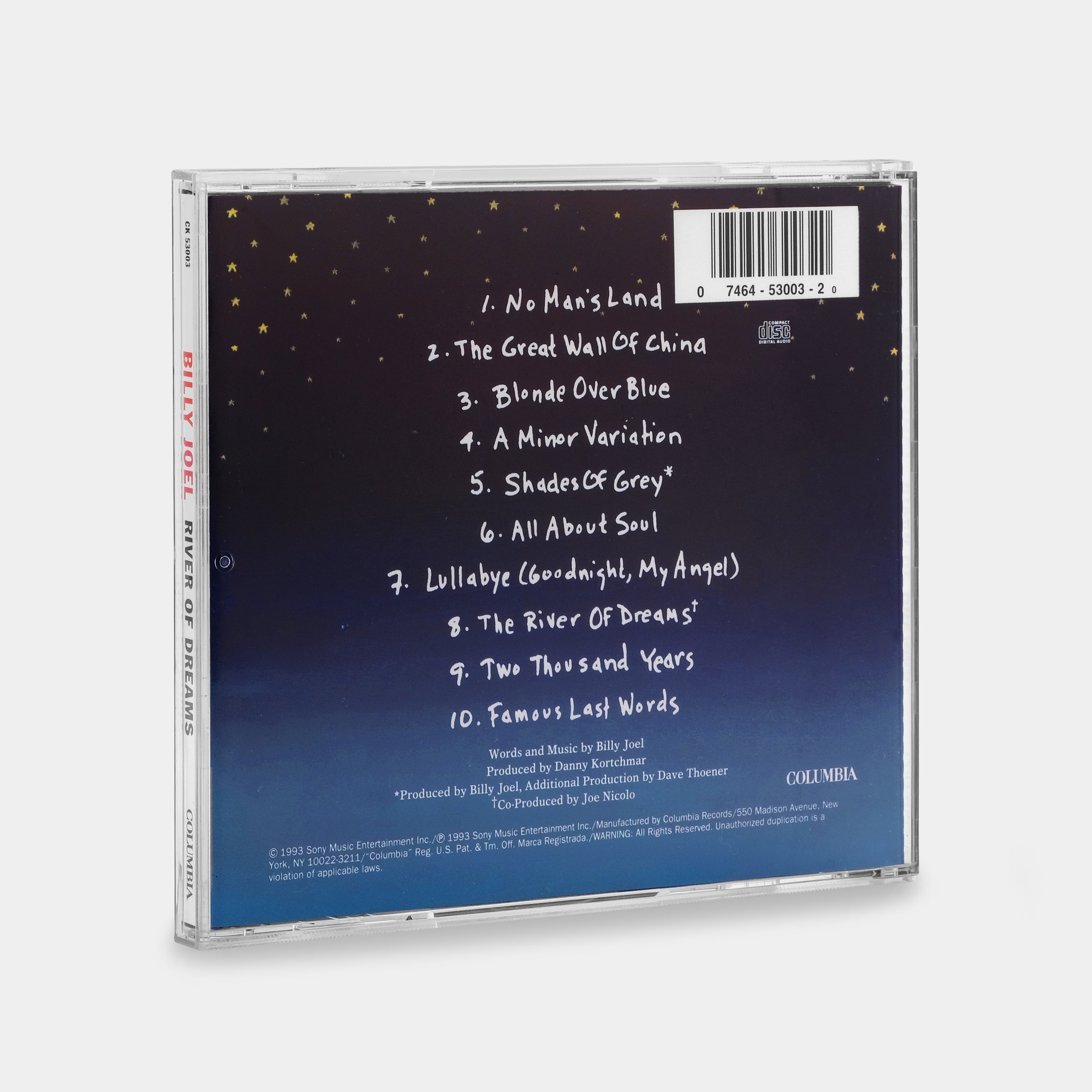 Billy Joel - River Of Dreams CD | Official Album | Pop Rock Music | Perfect for Home, Car & Party Playback