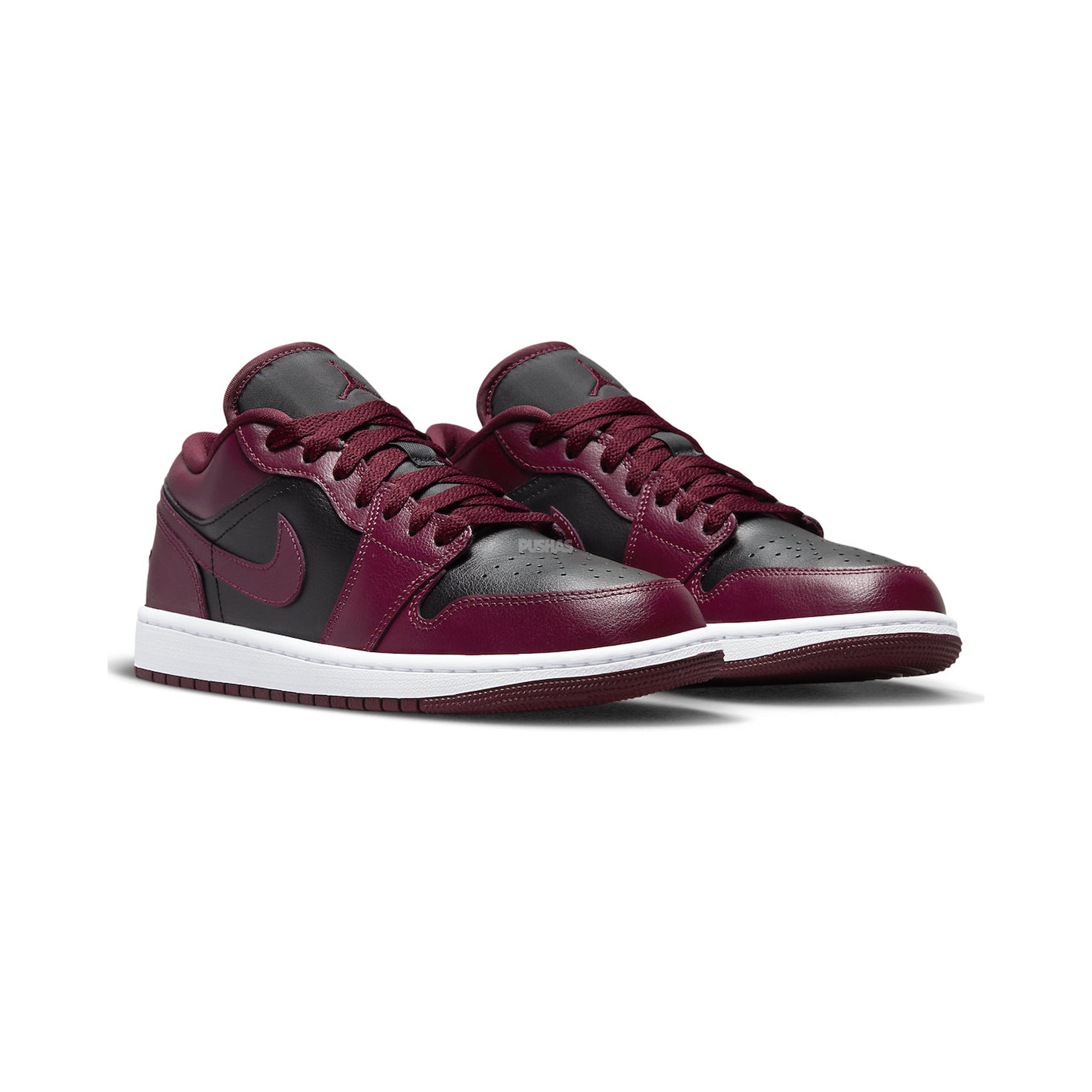 Air Jordan 1 Low 'Black Dark Beetroot' Women's Sneakers (2020) - Stylish Basketball Shoes for Women, Casual Wear & Street Fashion
