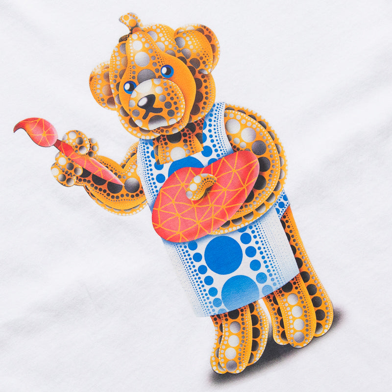 Market Infinity Bear Graphic T-Shirt for Men & Women - Soft Cotton White Tee - Casual Wear, Street Style, Gifts