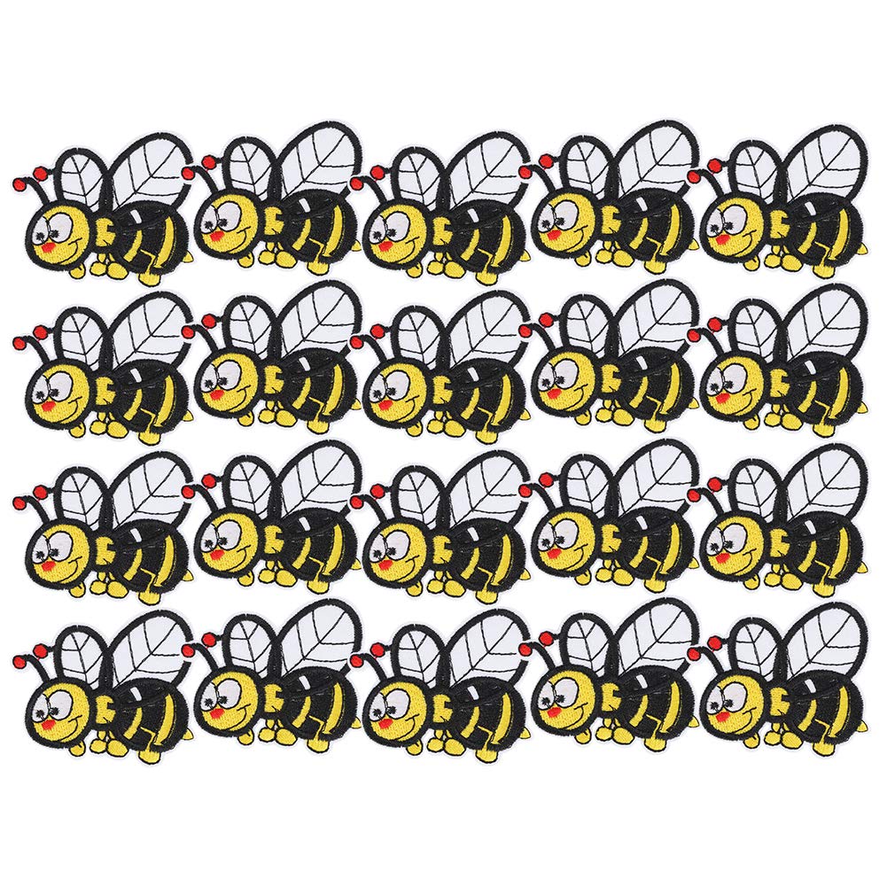 20PCS Iron On Patches for Clothes - Embroidery Cloth Stickers for DIY Sewing Applique on Jeans, Hats, Backpacks & Dresses | Durable Fabric Patches for Customizing Denim, Pants & Clothing Accessories | Perfect for DIY Crafts, Fashion Upcycling & Personalizing Outfits
