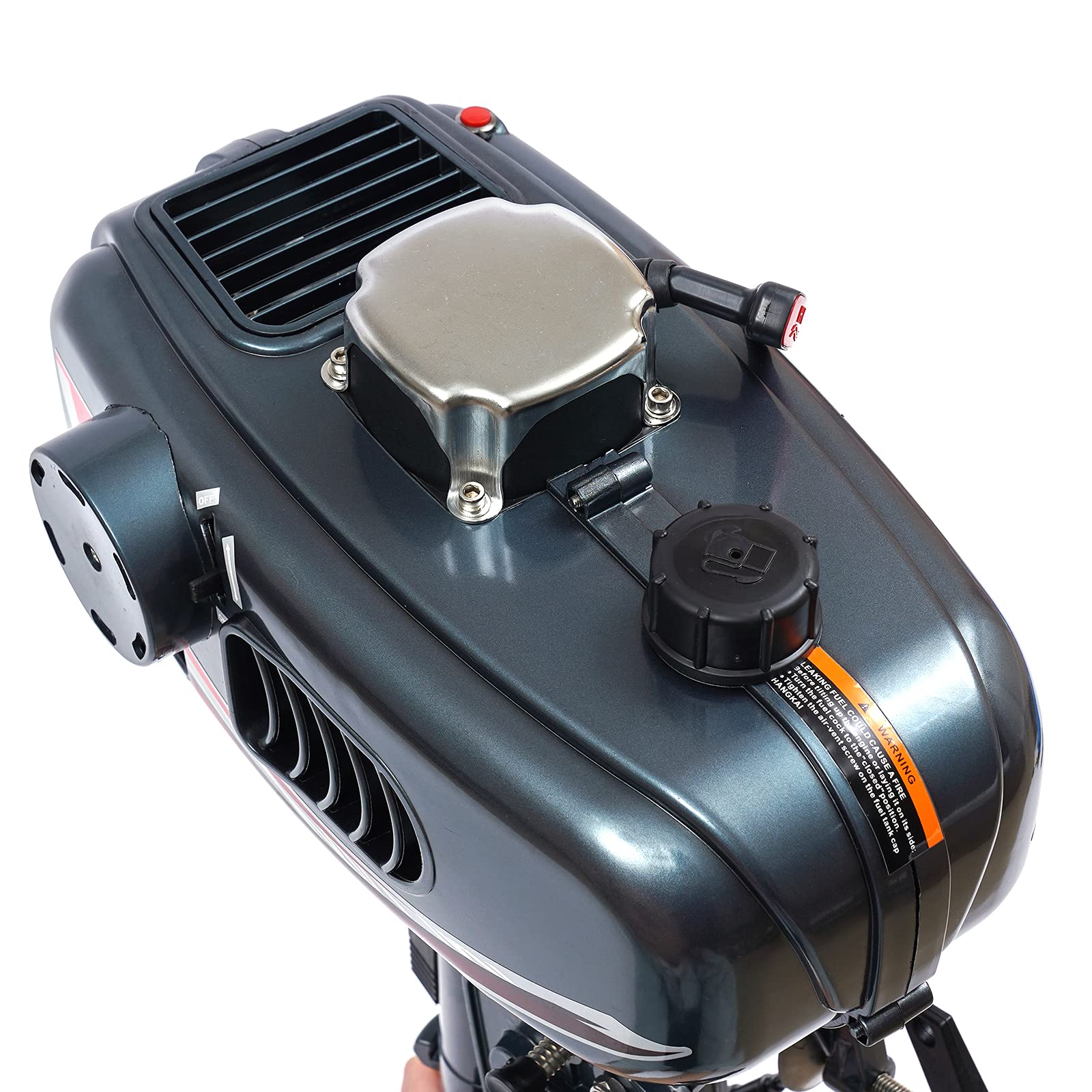 3.5 HP 2-Stroke Outboard Motor - Portable Manual Start Marine Engine for Fishing Boats, Kayaks, Yachts & Inflatable Boats | Perfect for Lakes, Rivers & Coastal Waters