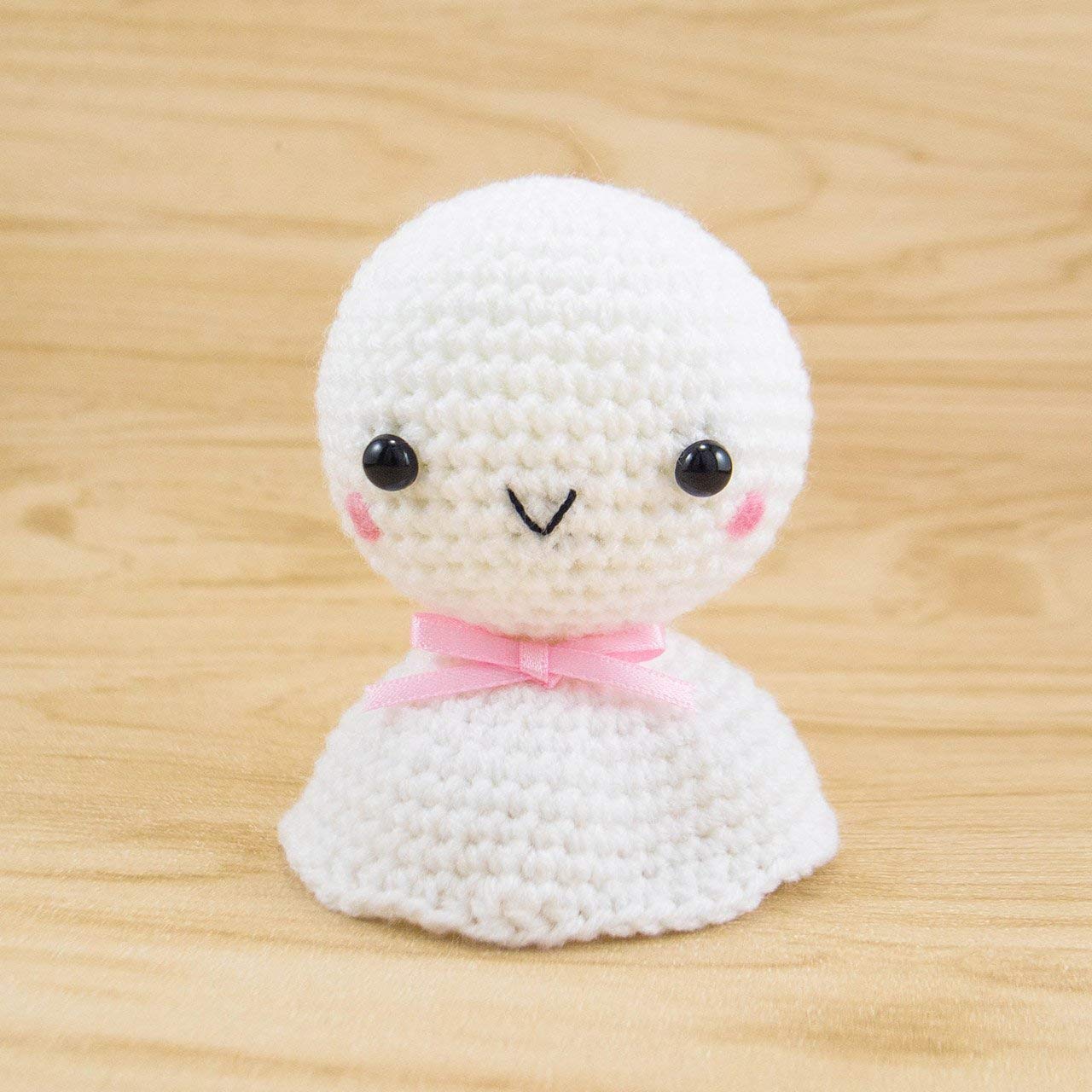 Handmade Crochet Amigurumi Doll - Japanese Teru Teru Bozu Sunshine Charm | Cute Home Decor, Nursery Gift & Lucky Charm for Good Weather