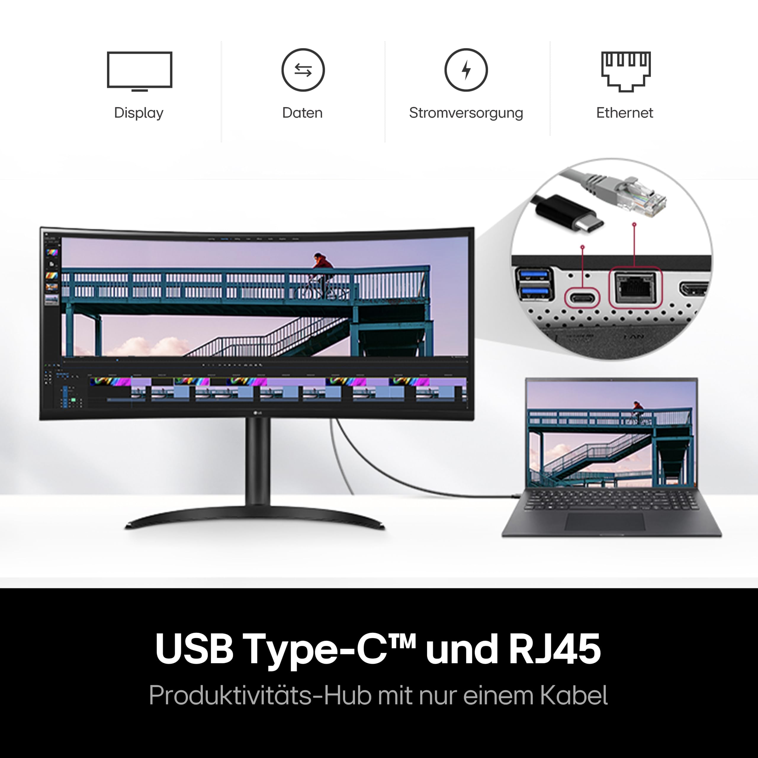LG 34WQ75X-B 34-Inch UltraWide IPS Monitor (86.72 cm) with Anti-Glare Display & White LED Backlight - Perfect for Home Office, Gaming, and Multitasking