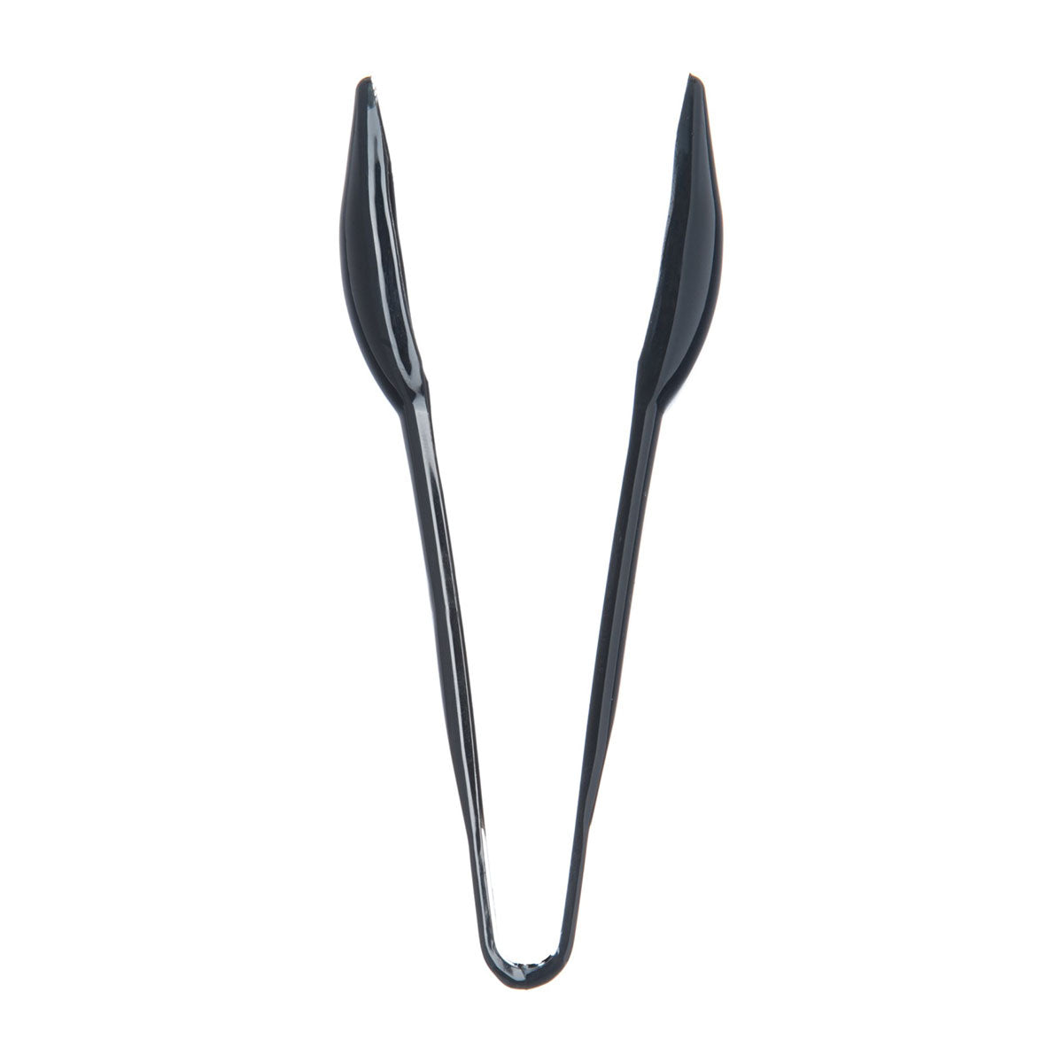 Carlisle 460603 Carly Salad Tongs - 6-Inch Black Serving Tongs for Salad, Pasta, and Buffet - Perfect for Restaurants, Catering, and Home Kitchen Use